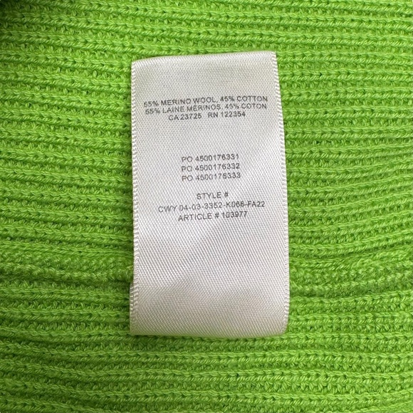 Wilfred (Aritizia) | Montpellier Turtleneck | M | Cucamelon Green | Merino Wool - Picture 3 of 15